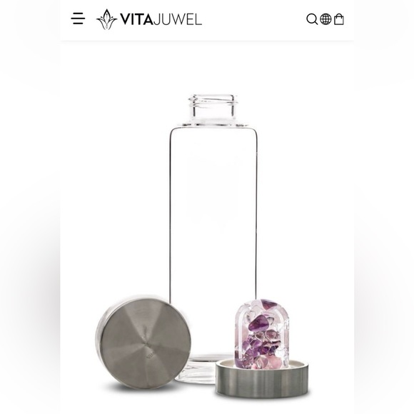 Vita Juwel amethyst glassbottle